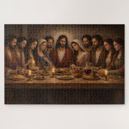Jesus With Family And Mary Magdalene Supper ジグソーパズル