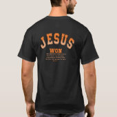 Jesus Won Tシャツ (裏面)