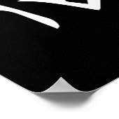 Jesus- Yeshua Name in Aramaic Language of Jesus Ch ポスター (角)