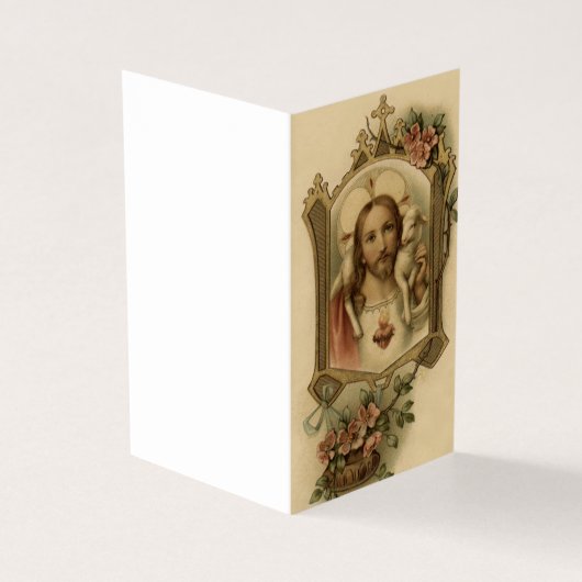 JesusCatholicの哀悼の神聖なハートは感謝していしています 名刺 (外部)