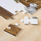 JESUSCHRISTの木製フレーム18 CUSTOMIZABLの出生 ジグソーパズル (側面)