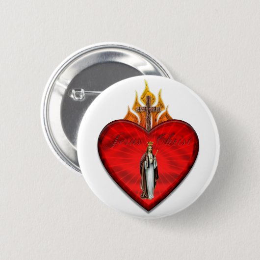 JesusChrist3a 缶バッジ (正面&裏面)