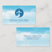 Jetロゴ |雲と空 名刺 (正面/裏面)