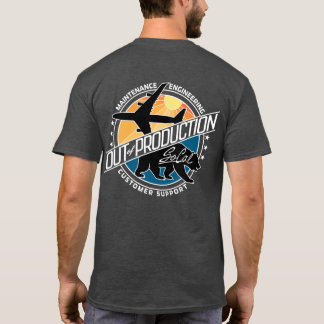 Jet & Bear – バック – ダークシャツ Tシャツ