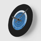 Jet Engine ラウンド壁時計 (傾斜)