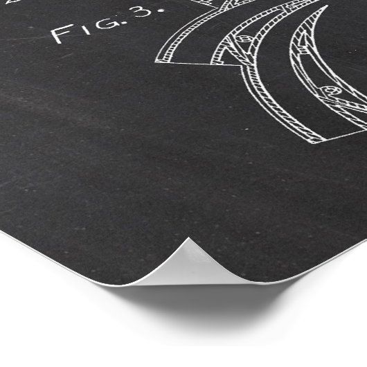 Jet Engine Patent ポスター (角)