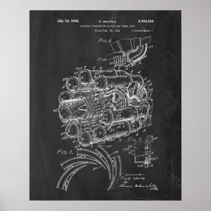 Jet Engine Patent ポスター