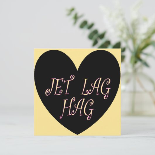 JET LAG HAG TRAVEL DESIGN カード (スタンド正面)