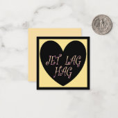 JET LAG HAG TRAVEL DESIGN ノートカード (正面/裏面インサイチュ)