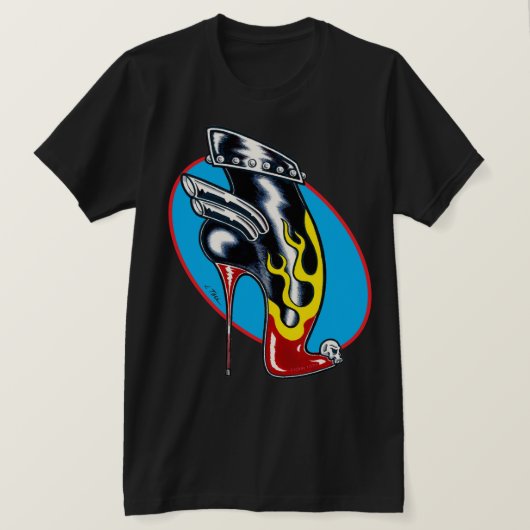 Jet Latex™/Jet Boot Tシャツ (デザイン正面)