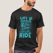 Jet Skiドライバ|ジェットスキーサマーホリデーシーギフト Tシャツ (正面)