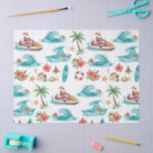 Jet Ski Christmas Holiday with Santa Claus 薄葉紙 (クラフト)