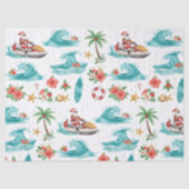 Jet Ski Christmas Holiday with Santa Claus 薄葉紙 (正面)