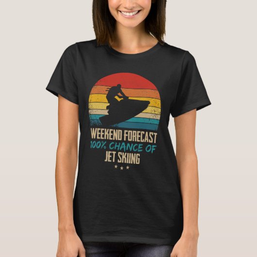 Jet Ski - Funny Jetski Tシャツ (正面)