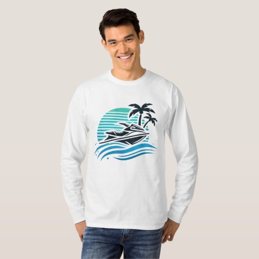 Jet ski logo tシャツ (正面フル)