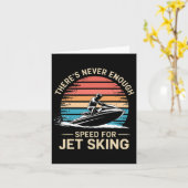 Jet Speed There’s Never Enough Speed For Jet Skiin カード (黄色い花)