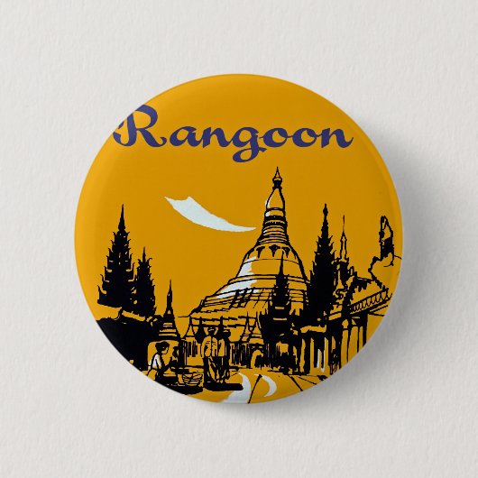 Jet Your Way to Rangoon 缶バッジ (正面)