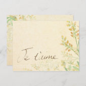 'Jet'aime' -フランスのヴィンテージビクトリアンフローラ ポストカード (正面/裏面)