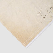 'Jet'aime' -フランスのヴィンテージビクトリアンフローラ 薄葉紙 (詳細)