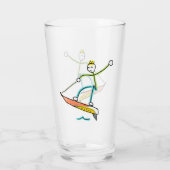 Jetboard Stickman タンブラーグラス (裏面)