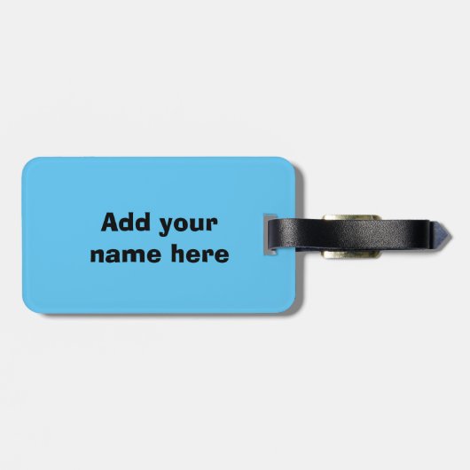 Jetlagged乗組員の荷物のラベル ラゲッジタグ (裏面横)