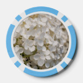 Jeton de poker, fleurs blanche ポーカーチップ (裏面)