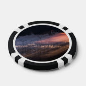 Jeton de poker photo abstraite ポーカーチップ (シングル)
