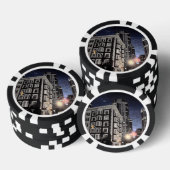 Jeton de poker photo ville building ポーカーチップ (積み重ね)