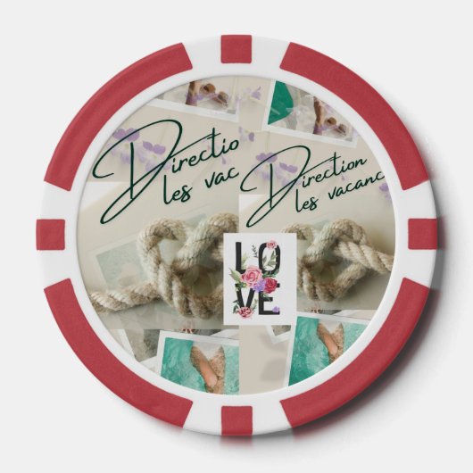 Jetons de poker ポーカーチップ (正面)