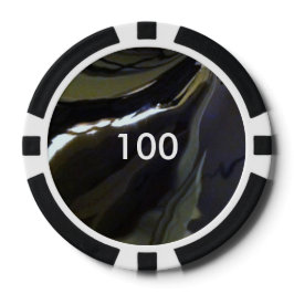 JETONS DE POKER DESIGN INOX PAR 10 ポーカーチップ