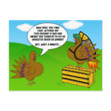 Jetpack付きトルコ – 感謝祭おもしろいはがき