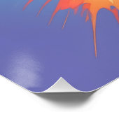 Jetpack Hamster Poster | Funny Cartoon Wall Art ポスター (コーナー)