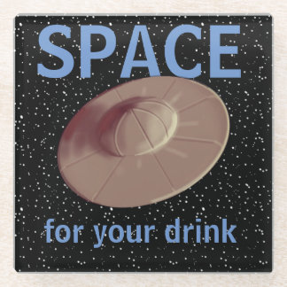 JETPACKCORPSによってSUACERのコースターを飛ばす宇宙UFO ガラスコースター