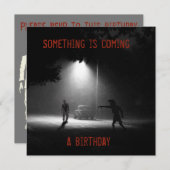 JETPACKCORPSによるゾンビ誕生日パーティーへの招待 招待状 (正面/裏面)