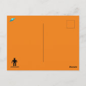 JetPackcorpsによる生活用はがきのパーシー火星シンボルや象徴 ポストカード (裏面)