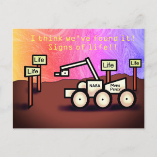 JetPackcorpsによる生活用はがきのパーシー火星シンボルや象徴 ポストカード