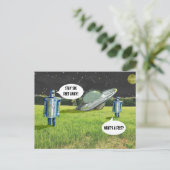 Jetpackcorpsによる6台の足ロボットの検疫 ポストカード (スタンド正面)