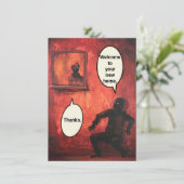 Jetpackcorps著おもしろいで気色悪く新しい家 カード (スタンド正面)