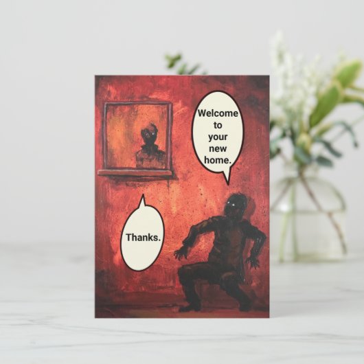 Jetpackcorps著おもしろいで気色悪く新しい家 カード (スタンド正面)