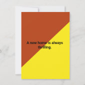 Jetpackcorps著おもしろいで気色悪く新しい家 カード (裏面)