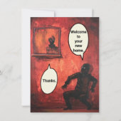 Jetpackcorps著おもしろいで気色悪く新しい家 カード (正面)