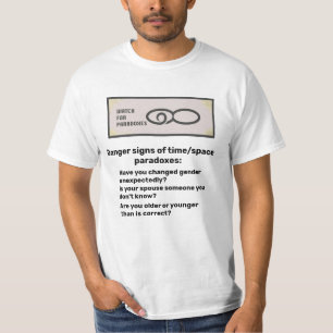 Jetpackcorps著時空のパラドックスの警告 Tシャツ