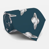 Jetpackcorps著空飛ぶ円盤のレトロのアールデコ ネクタイ (ロール)