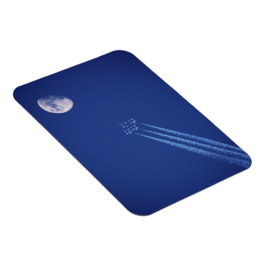 Jets Next to Moon | British Columbia マグネット (右側)