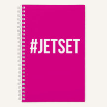 "#JETSET"ピンク旅行ジャーナル