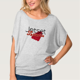 Jetset Licorice >女子サークルトップ Tシャツ