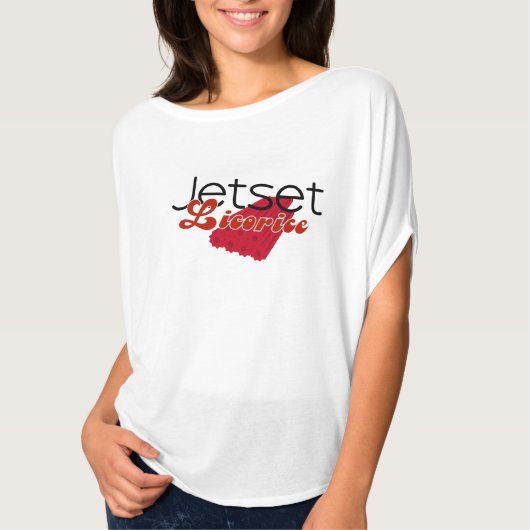 Jetset Licorice >女子サークルトップ Tシャツ (正面)