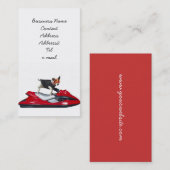 jetskiの名刺のジャックラッセルテリア 名刺 (正面/裏面)