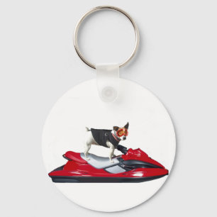 Jetskiのkeychainのジャックラッセルテリア キーホルダー