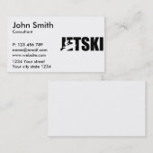 Jetski 名刺 (正面/裏面)